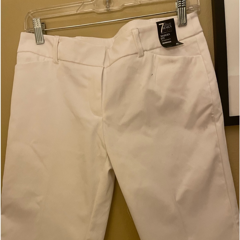 White Bermuda shorts